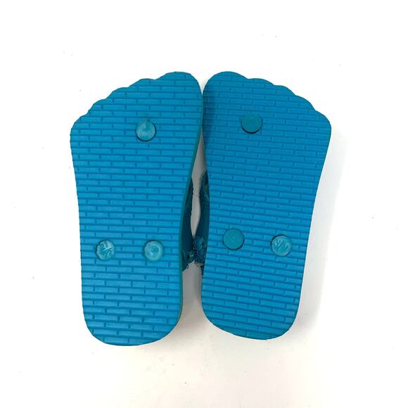 NWT Creatology Blue Flip Flops Tongs Sz Medium 9.5 - Picture 3 of 8